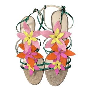 Pelle Moda Floral Heels